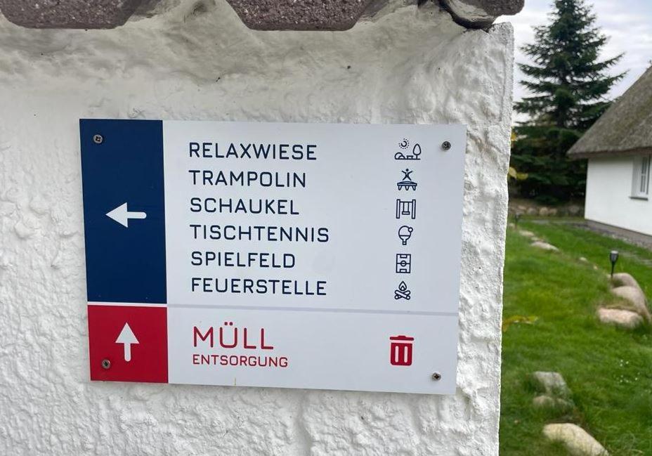 Reetferienhaus - Schaprode Hafen Eksteriør billede
