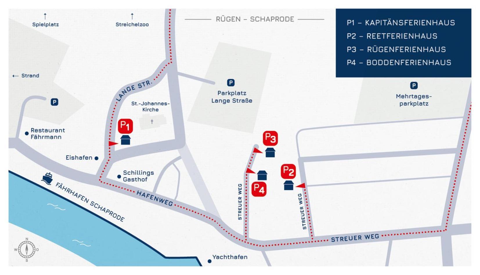 Reetferienhaus - Schaprode Hafen Eksteriør billede