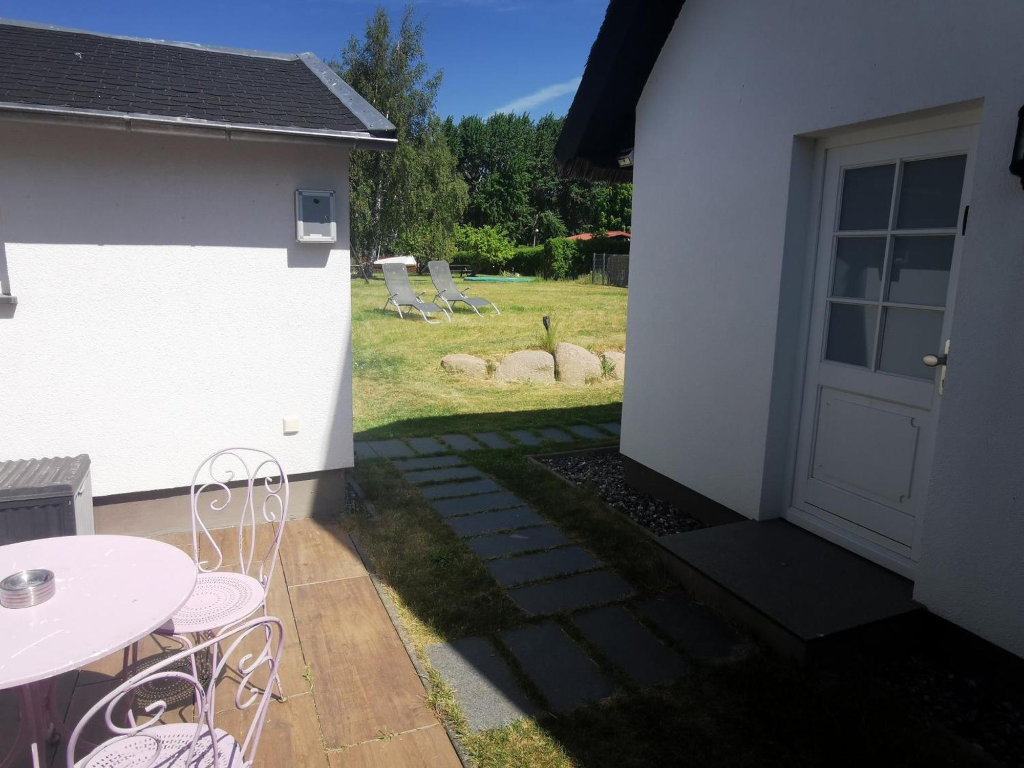Reetferienhaus - Schaprode Hafen Eksteriør billede